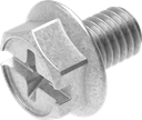 Locking screw M6 x 8, Steel zinc-plated