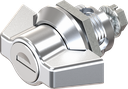 Wing knob quarter turn, keyed different, Zinc die chrome-plated