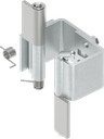 180° Concealed hinge, Steel zinc-plated and raw