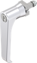 L-handle keyed EK 333, Zinc die chrome-plated