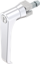 L-handle keyed EK 333, Zinc die chrome-plated