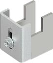 Panel mounting device, weld-on, Steel zinc-plated and raw