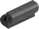 Window rubber profile, EPDM 60 ± 5 Shore A black